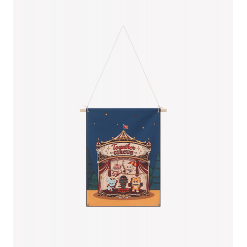 Animal Friends Fabric Poster - Circus Edition